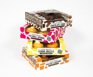 Oggs vegan cake range using aquafaba