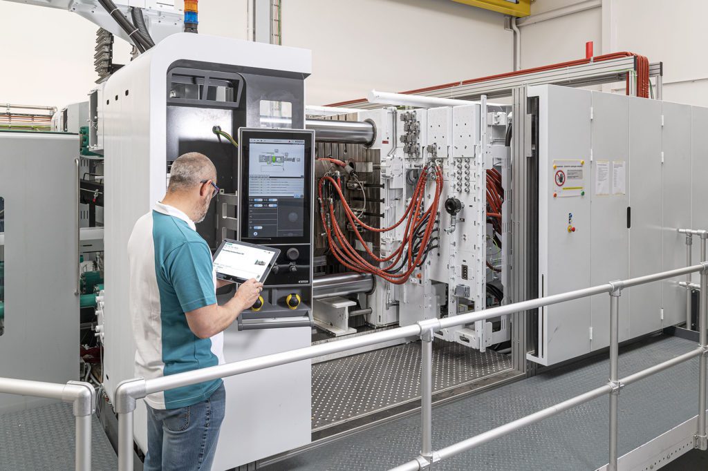 Fusion at Bühler's new Die Casting Application Center in Uzwil, Switzerland. Bühler’s next-generation, three-platen die-casting platform is a key development of Bühler's vision of the Digital Cell.