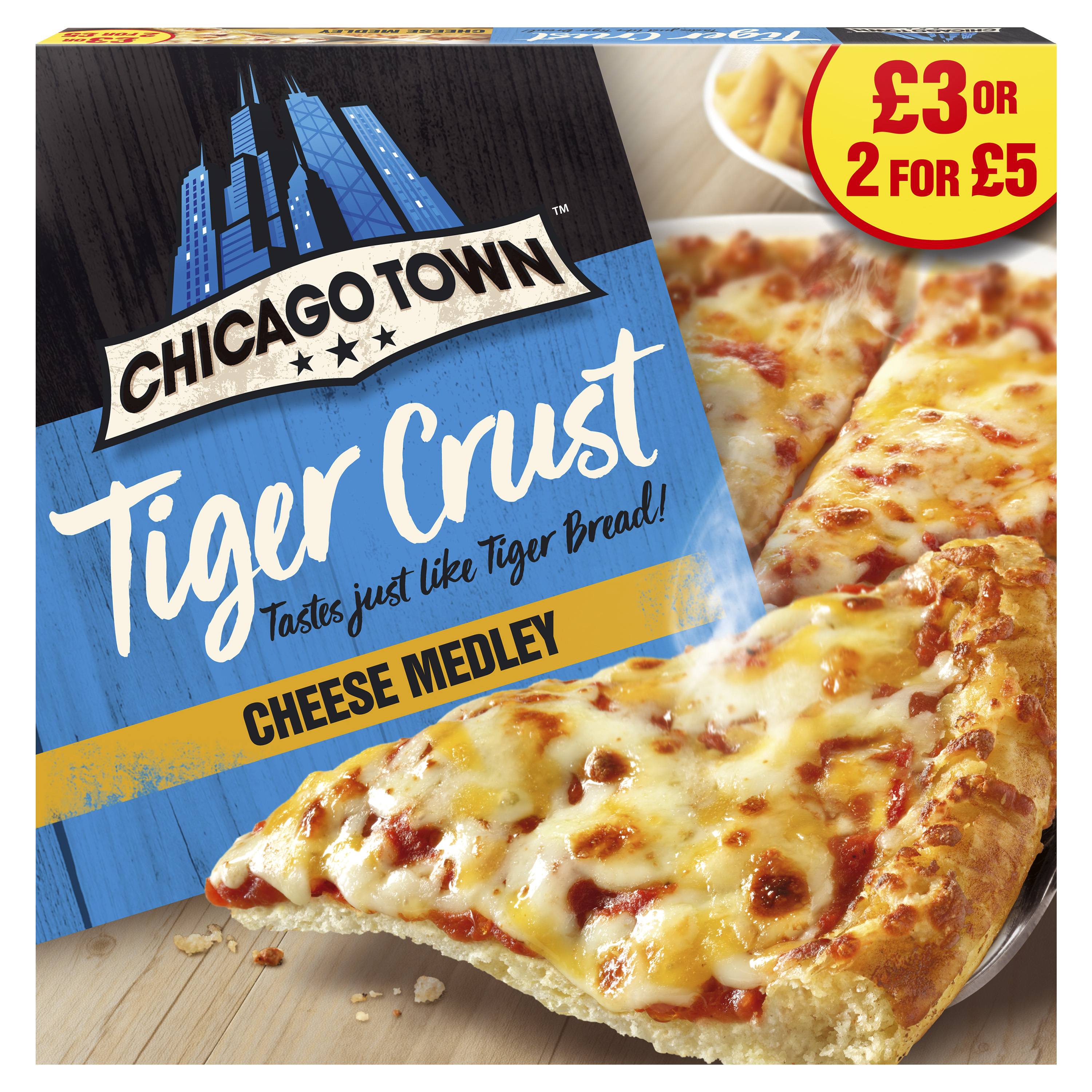 Chicago Town launch new tiger crust price marked packs nationwide