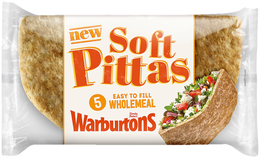 Warburtons releases new range of soft pittas