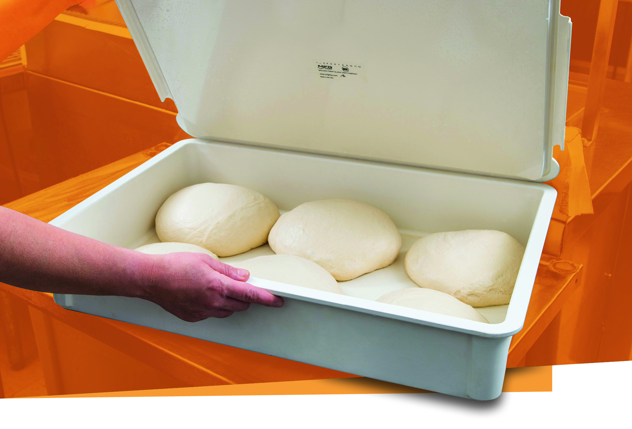 MFG Tray accommodates all aspects of food handling