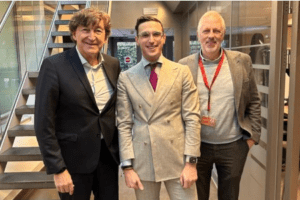 Left to right: Daniel Malcorps, President of the Board of Sparkalis; Moayad Abushokedim, CEO and Founder of Fooditive; Filip Arnaut, Managing Director of Sparkalis