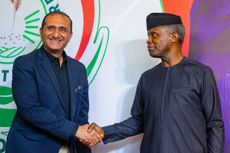 Ashish Pande – SVP & Country Head and His Excellent the Vice President of the Federal Republic of Nigeria, Prof., Yemi Osinbajo