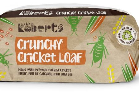 The limited edition loaf from Roberts Bakery is made from real crickets ground down into the flour