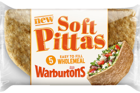Warburtons releases new range of soft pittas